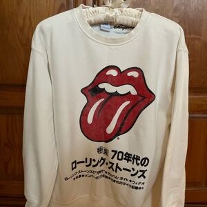 Zara Rolling Stones Sweatshirt